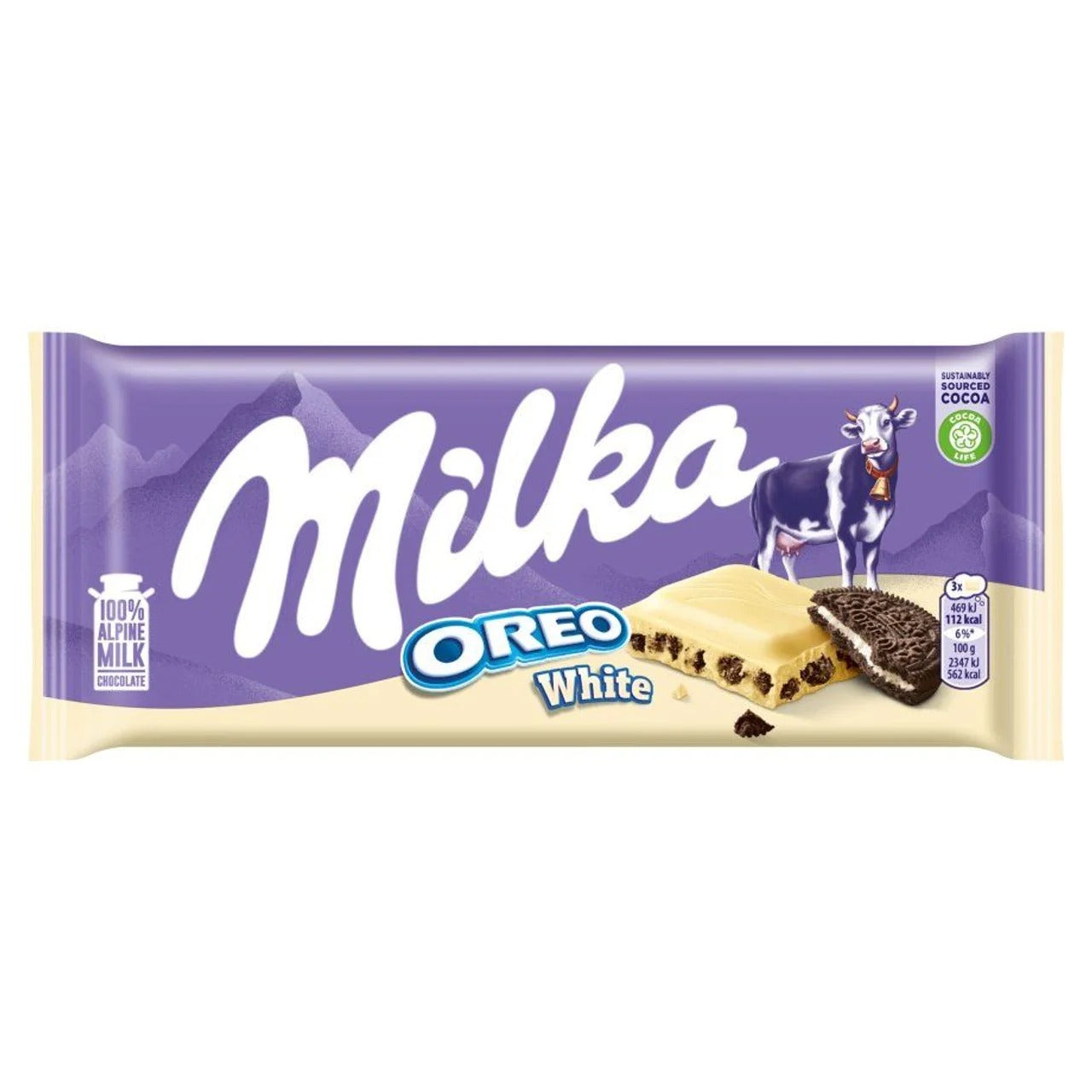 Milka 妙卡 Oreo 奧利奧夾心白巧克力 100 g