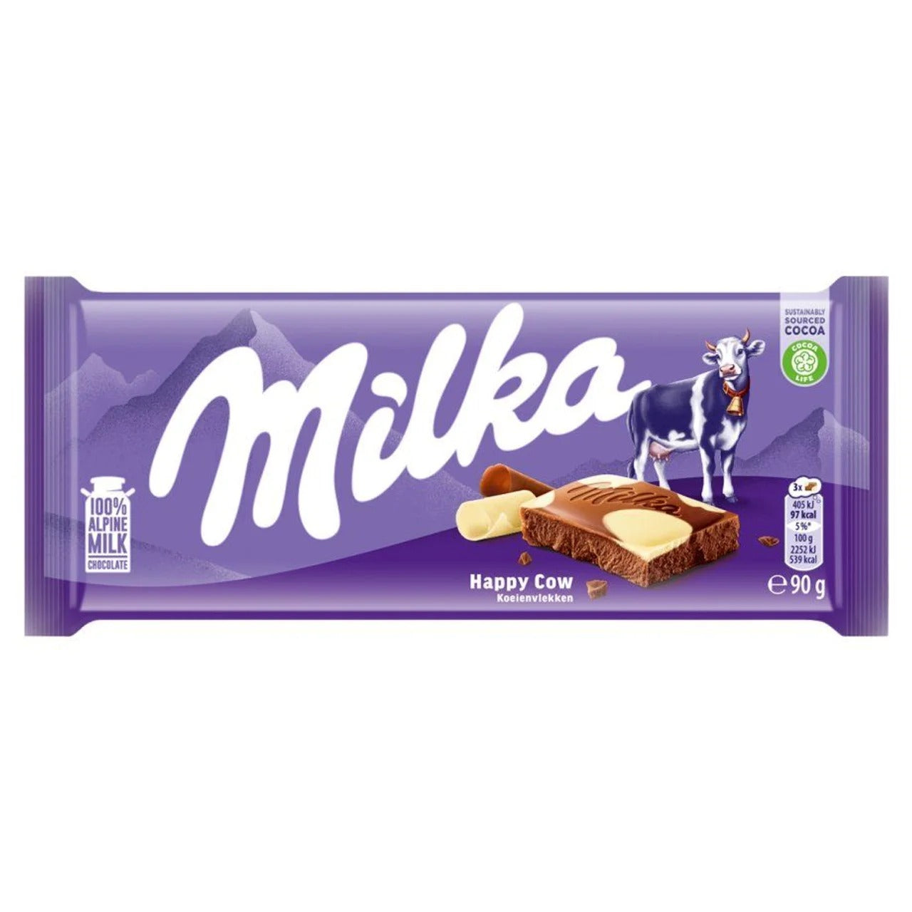 Milka 妙卡 Happy Cow 快樂乳牛斑點牛奶巧克力 90 g