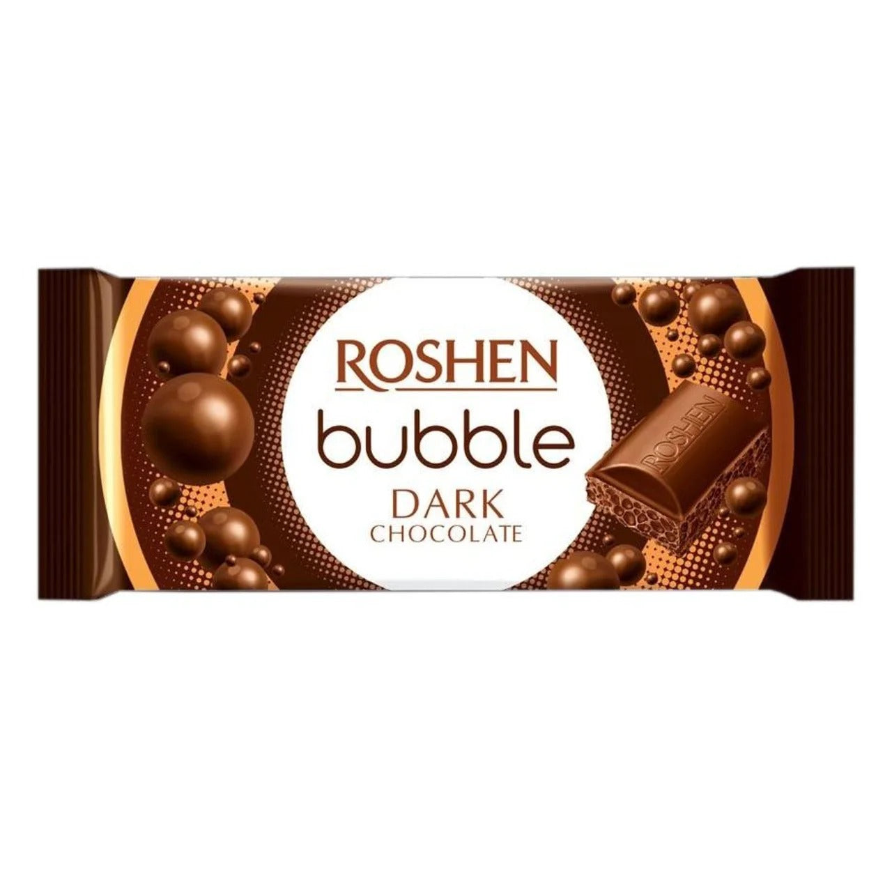 Roshen 如勝經典氣泡黑巧克力 80 g