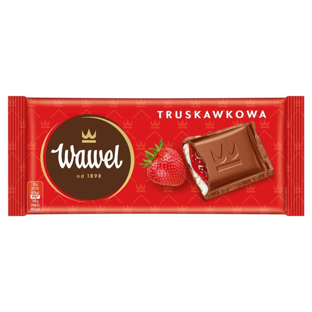 Wawel 經典草莓夾心牛奶巧克力 90 g
