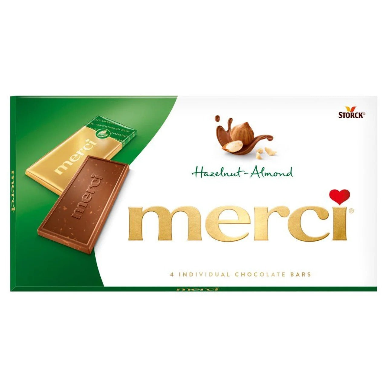 Merci 精選榛果杏仁碎粒牛奶巧克力 100 g