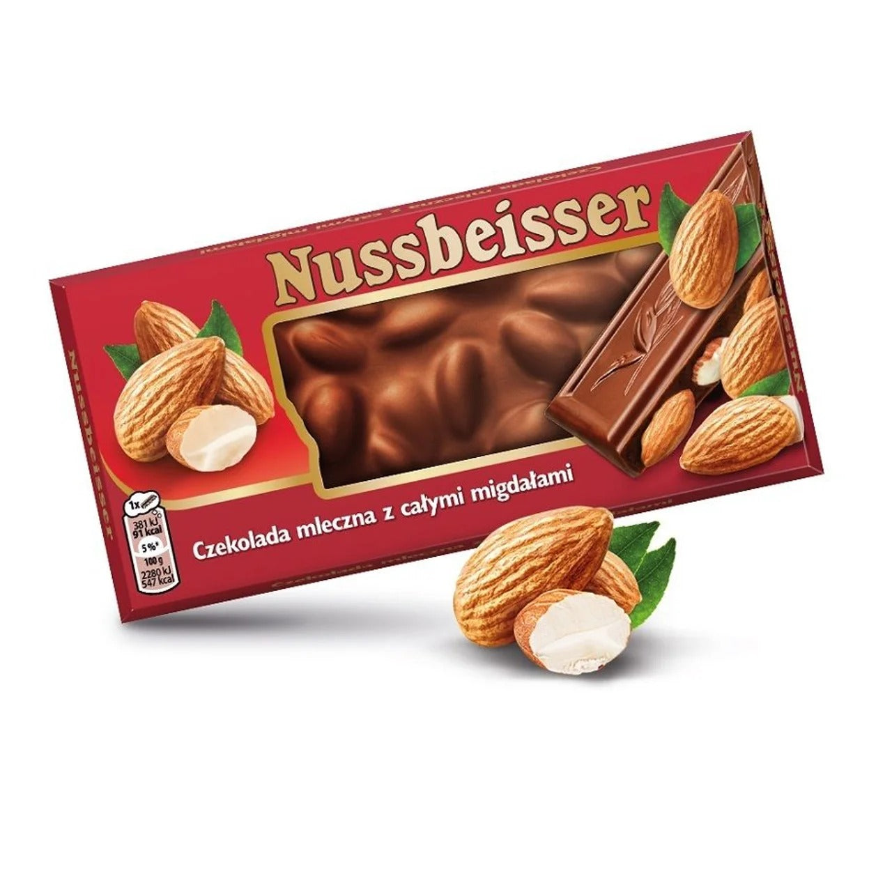 Nussbeisser 經典全顆杏仁牛奶巧克力 100 g