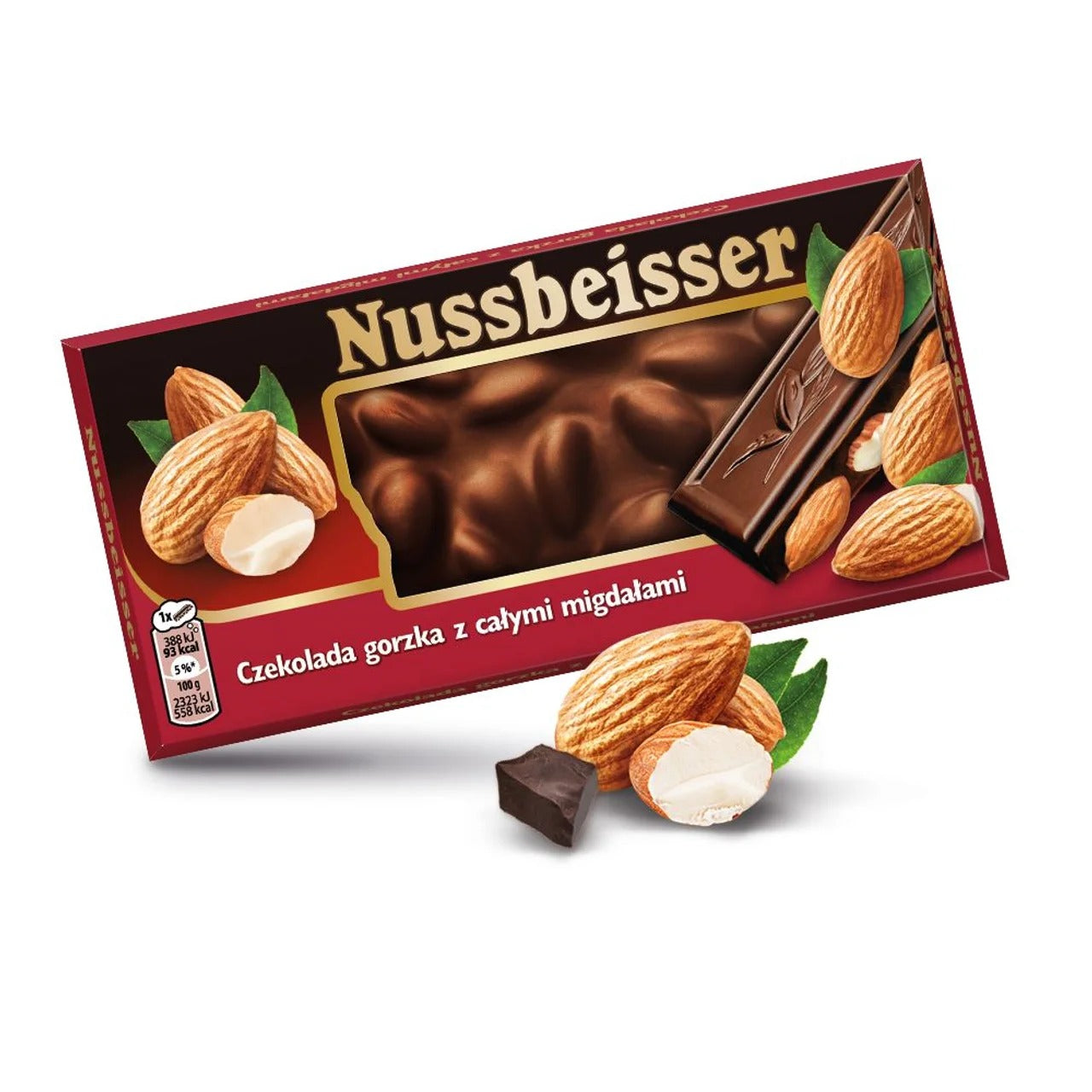 Nussbeisser 經典全顆杏仁黑巧克力 100 g