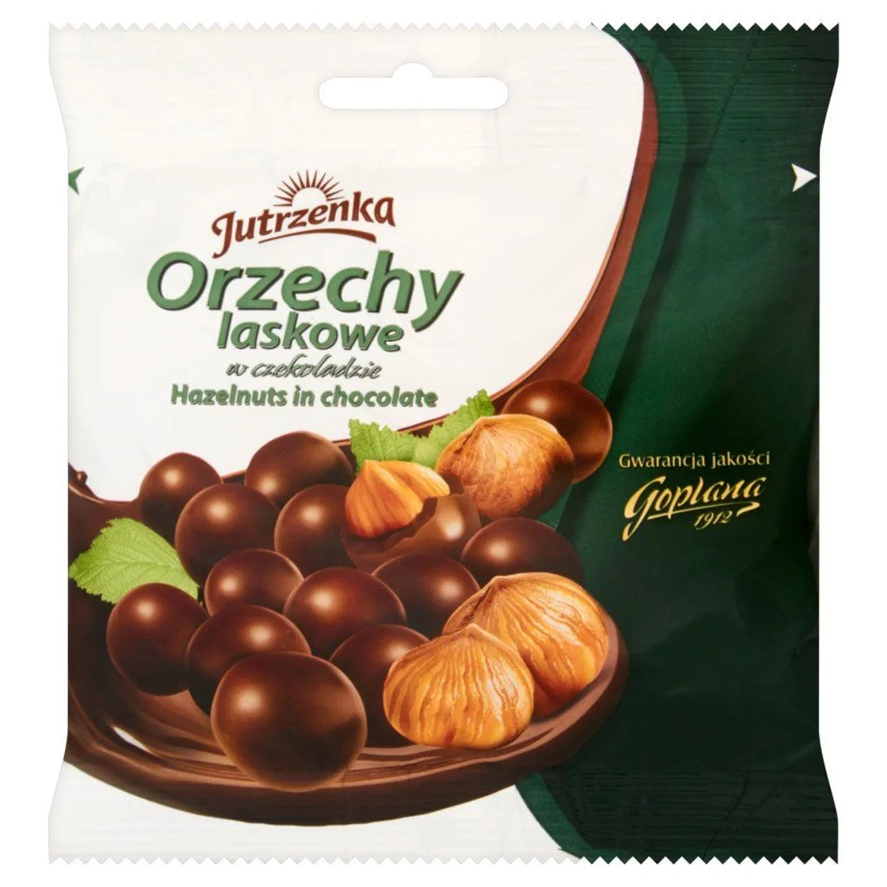 Jutrzenka 經典黑巧克力裹全顆榛果 80 g