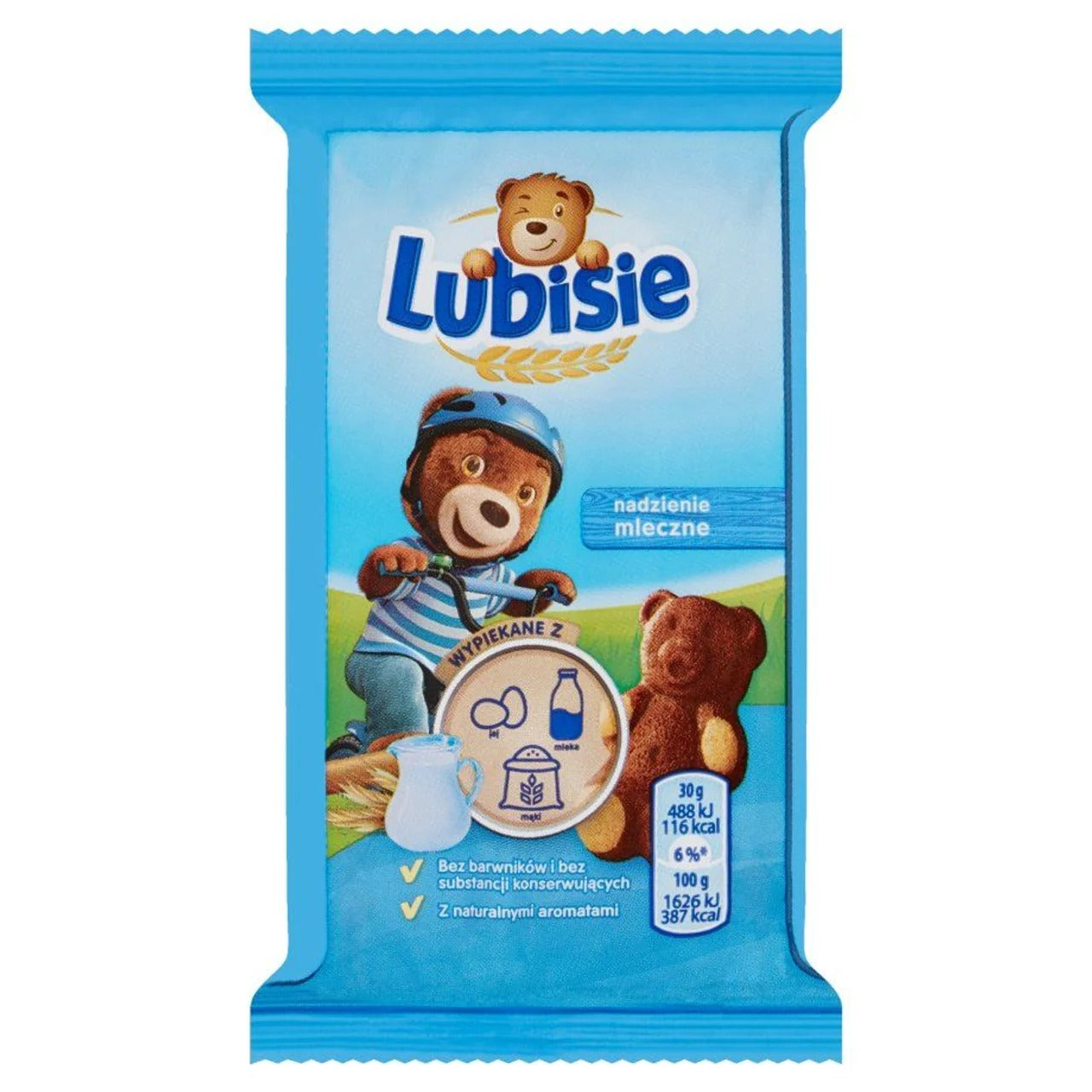 Lubisie 經典小熊造型牛奶夾心海綿蛋糕 30 g