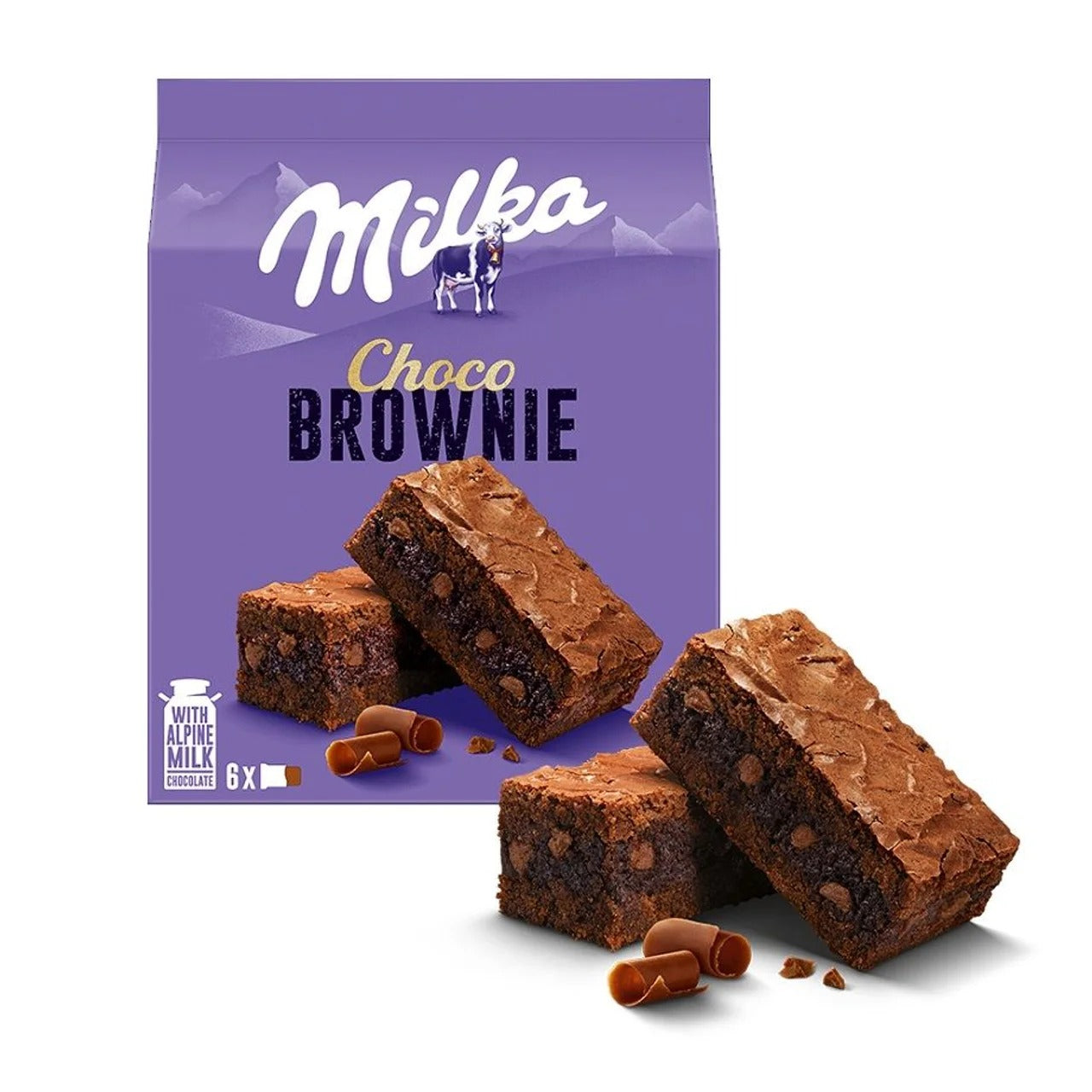 Milka 阿爾卑斯牛奶巧克力布朗尼蛋糕 150 g