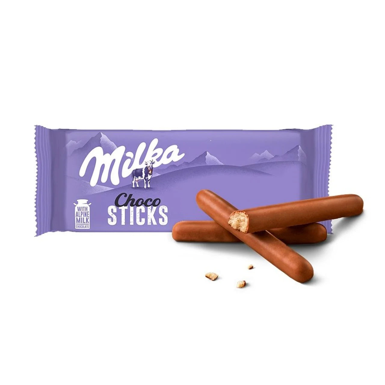 Milka 阿爾卑斯牛奶巧克力脆餅棒 112 g