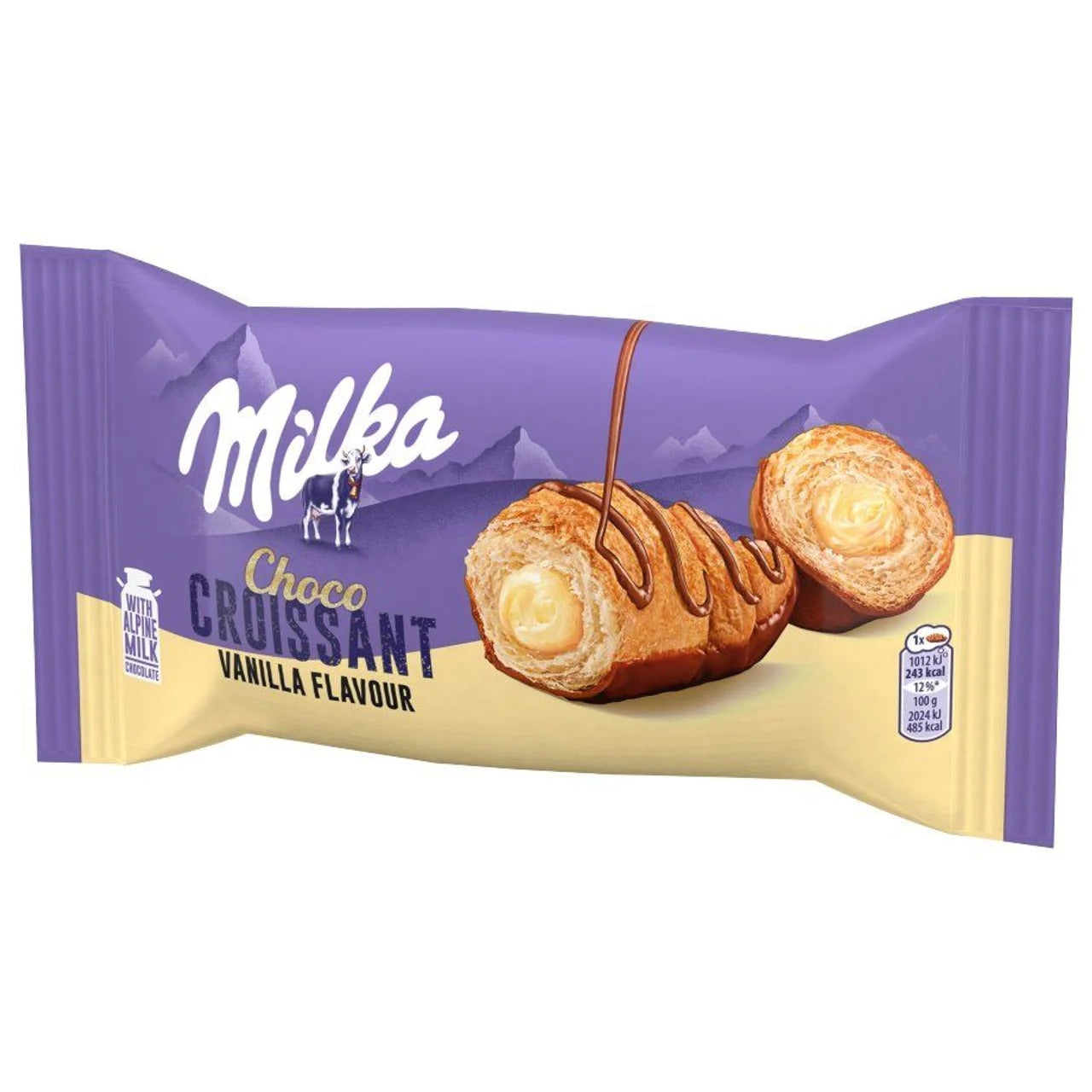 Milka 阿爾卑斯香草乳霜夾心牛角包 50 g