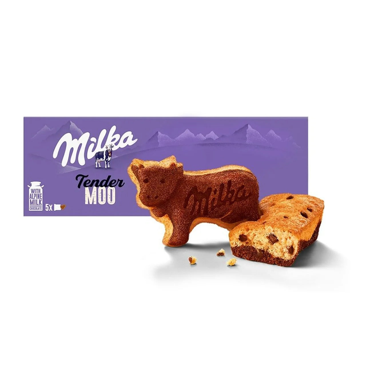Milka 可愛乳牛造型巧克力碎海綿蛋糕 140 g