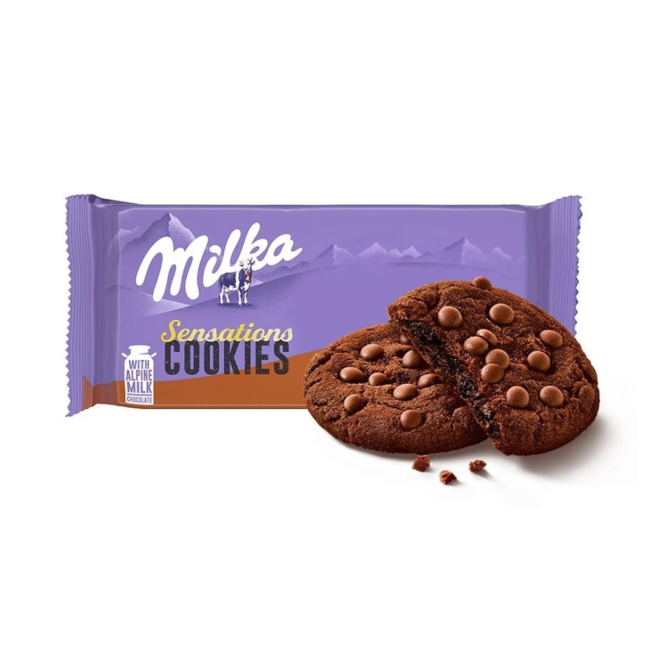 Milka 濃郁可可流心軟餅乾 156 g