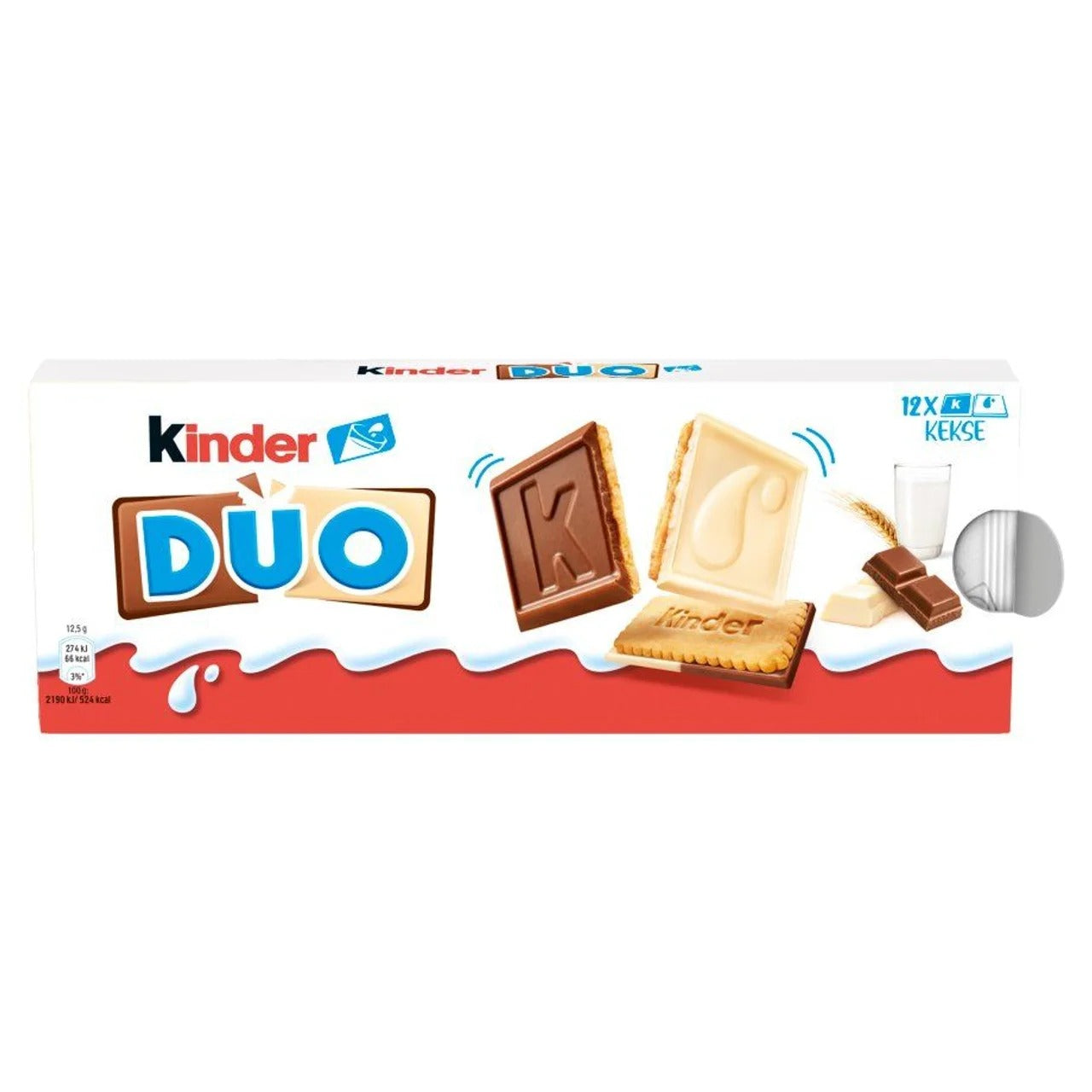 Kinder Duo 健達雙色巧克力酥餅 150 g (12 片裝)