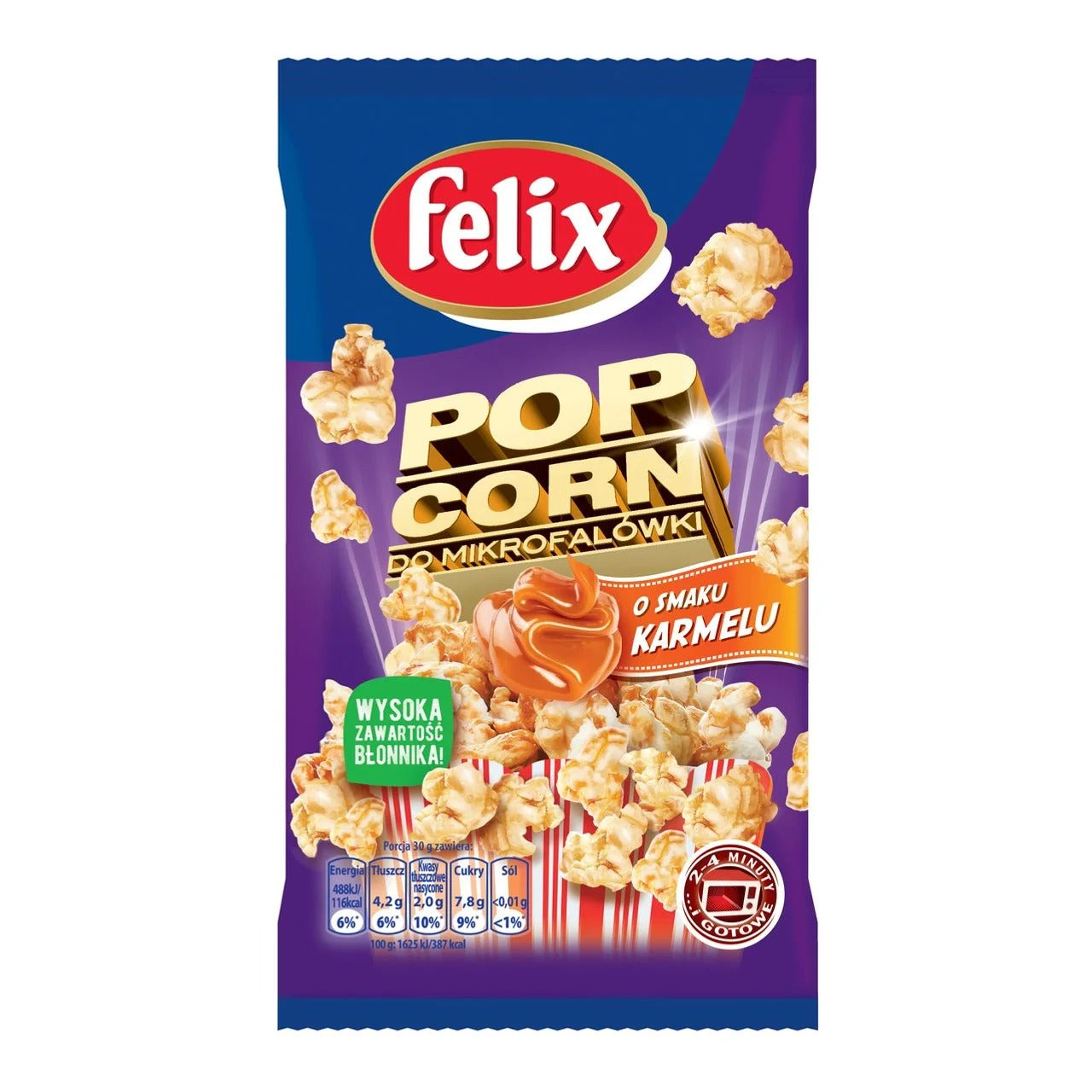 Felix 微波爐專用經典焦糖風味爆米花 90 g