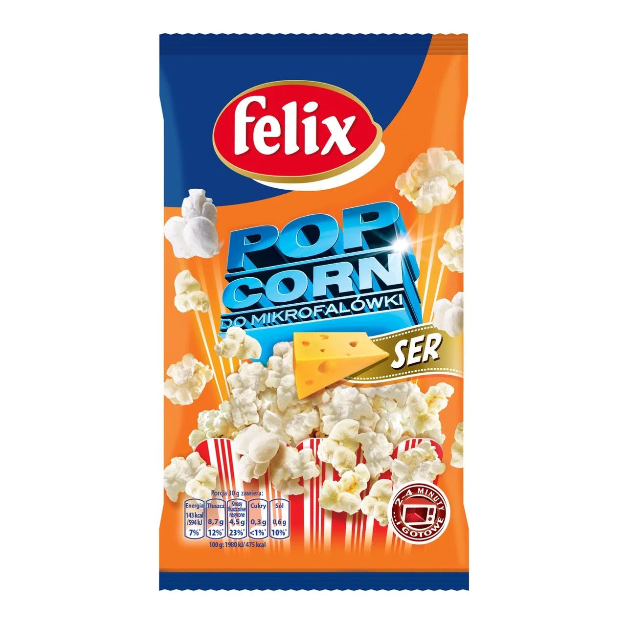Felix 微波爐專用濃郁起司風味爆米花 90 g