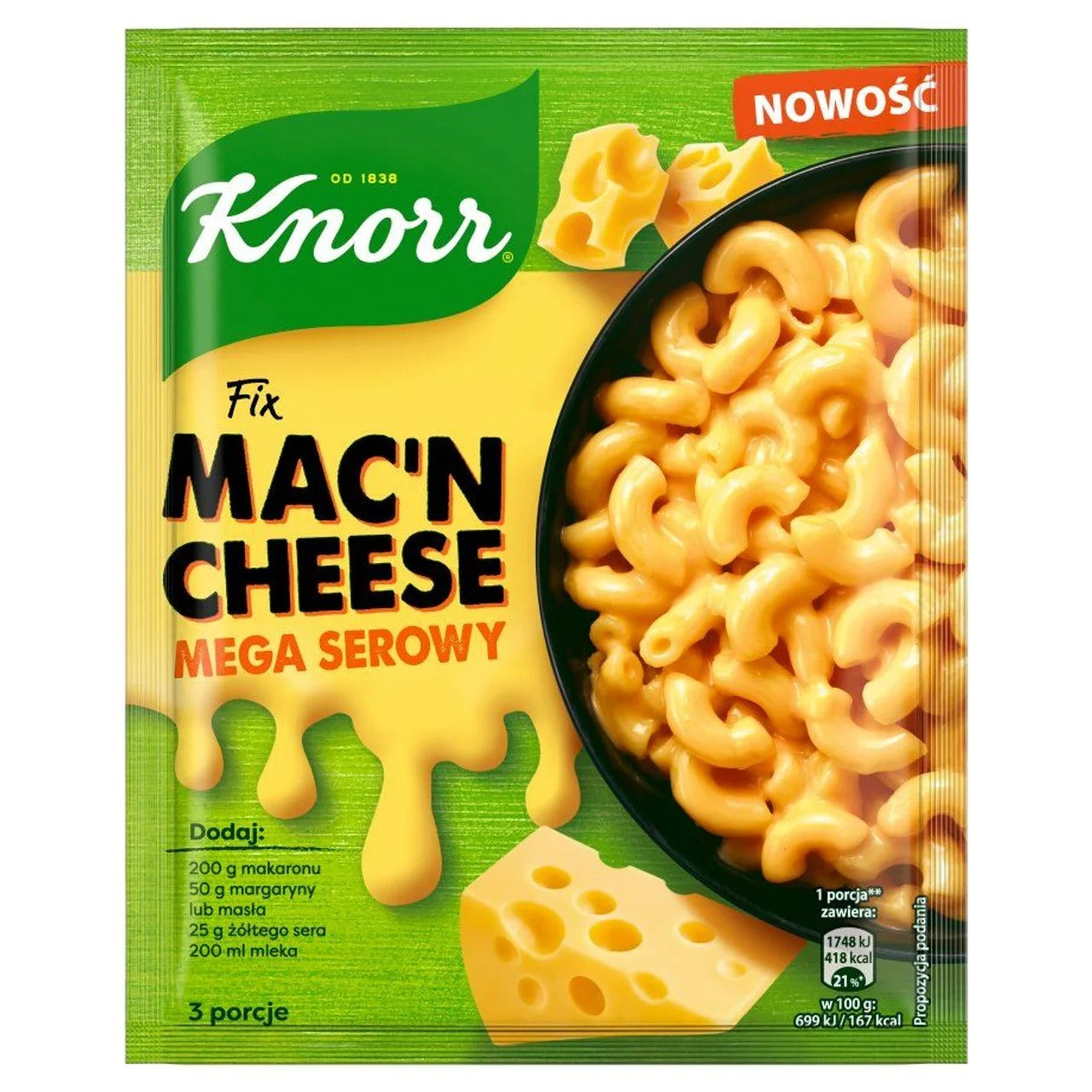 Knorr 家樂牌 極致濃郁起司風味通心粉 杯裝點心 33 g