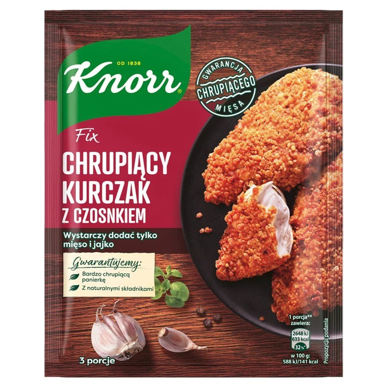 Knorr 家樂牌 蒜味脆皮炸雞 專用裹粉 70 g