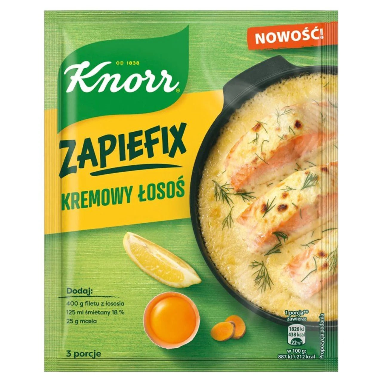 Knorr 家樂牌 法式奶油鮭魚焗烤 專用調味基底 35 g