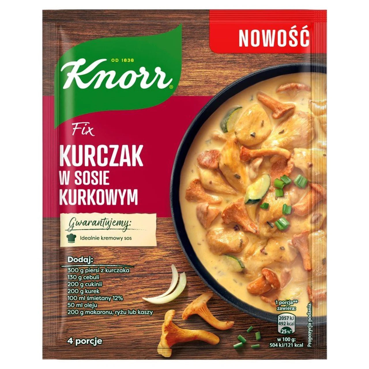 Knorr 家樂牌 雞油菌奶油醬雞肉 調味基底 43 g