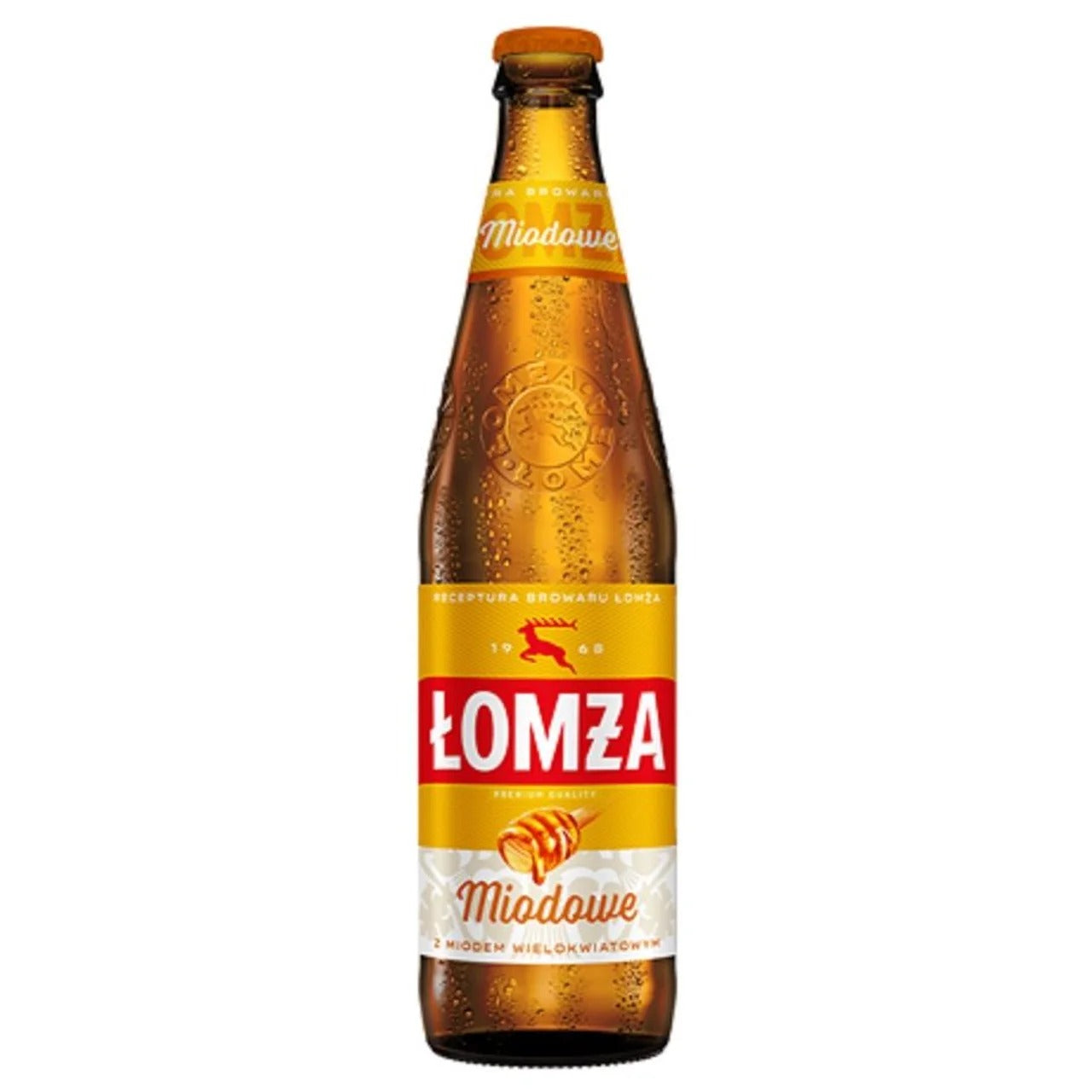 Łomża 波蘭天然蜂蜜拉格啤酒  (酒精濃度 5.7%)  500 ml