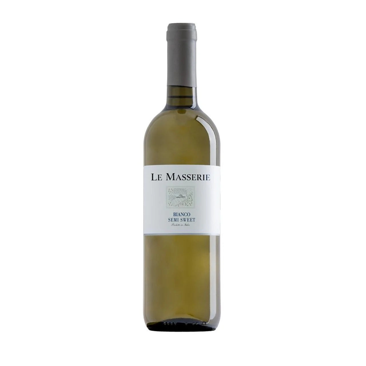 Le Masserie Chardonnay Trebbiano – Semi-Sweet White Wine 750 ml