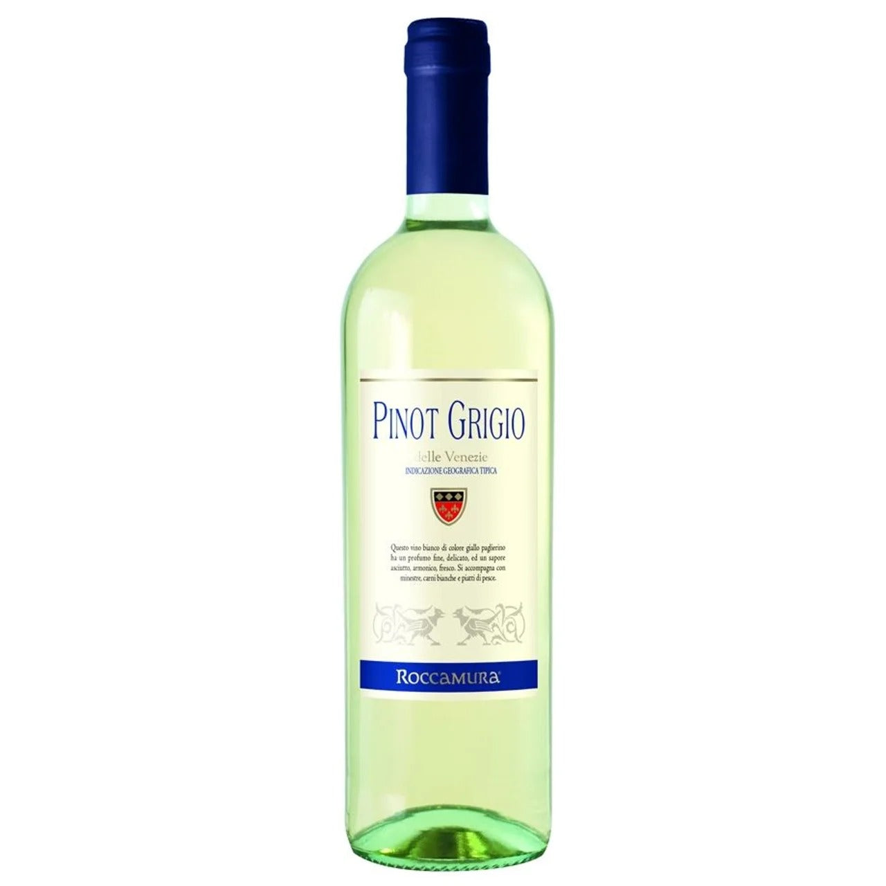 Roccamura Pinot Grigio – Italian Dry White Wine 12.0% ABV 750 ml