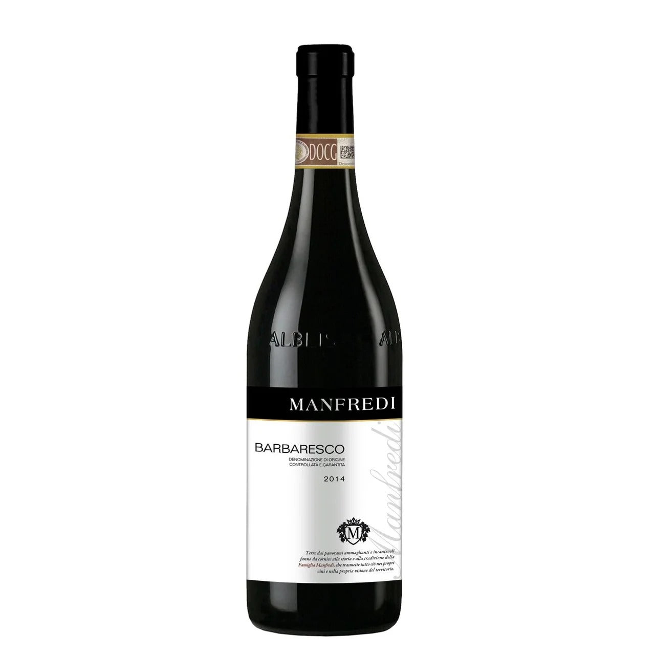 Manfredi Rosso – Italian Piedmont Dry Red Wine 750 ml