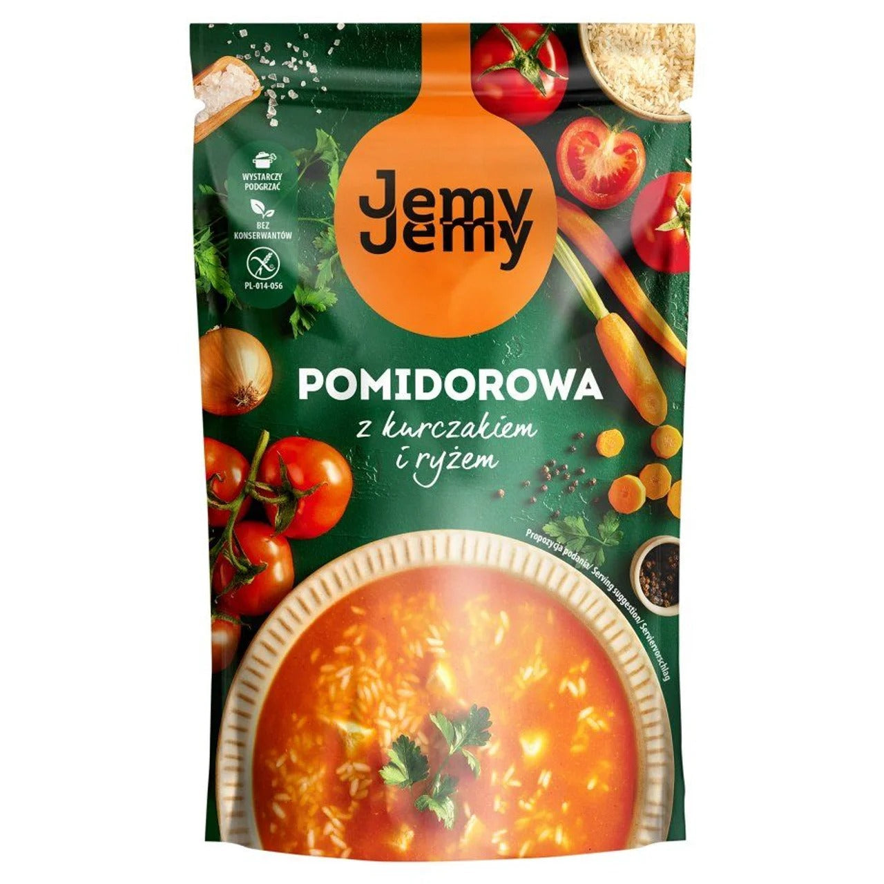 JemyJemy Tomato Soup with Chicken and Rice – Ready-to-Eat Meal 450 g