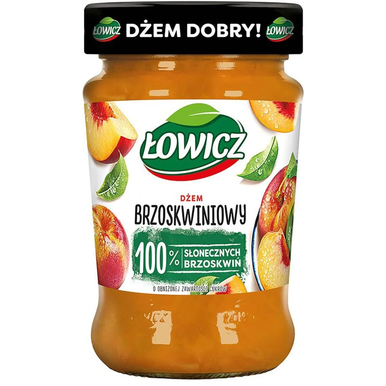Łowicz 特級蜜桃果醬（低糖配方） 280 g