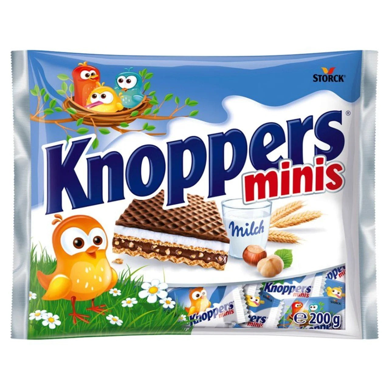 Knoppers 德國經典「五層疊加」榛果牛奶威化迷你版 200 g