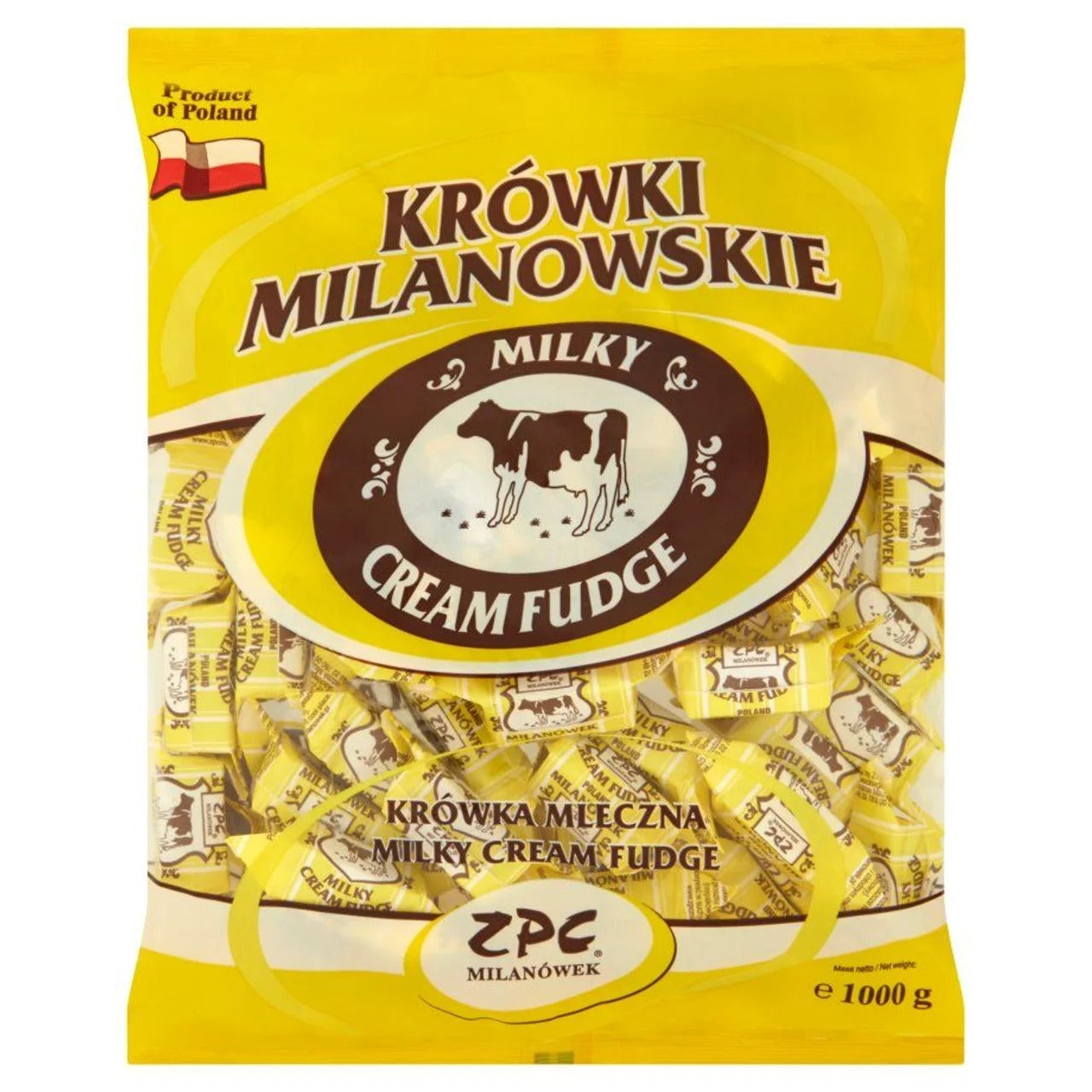 Krówki Milanowskie – Traditional Polish Milky Cream Fudge from Milanówek 1 kg