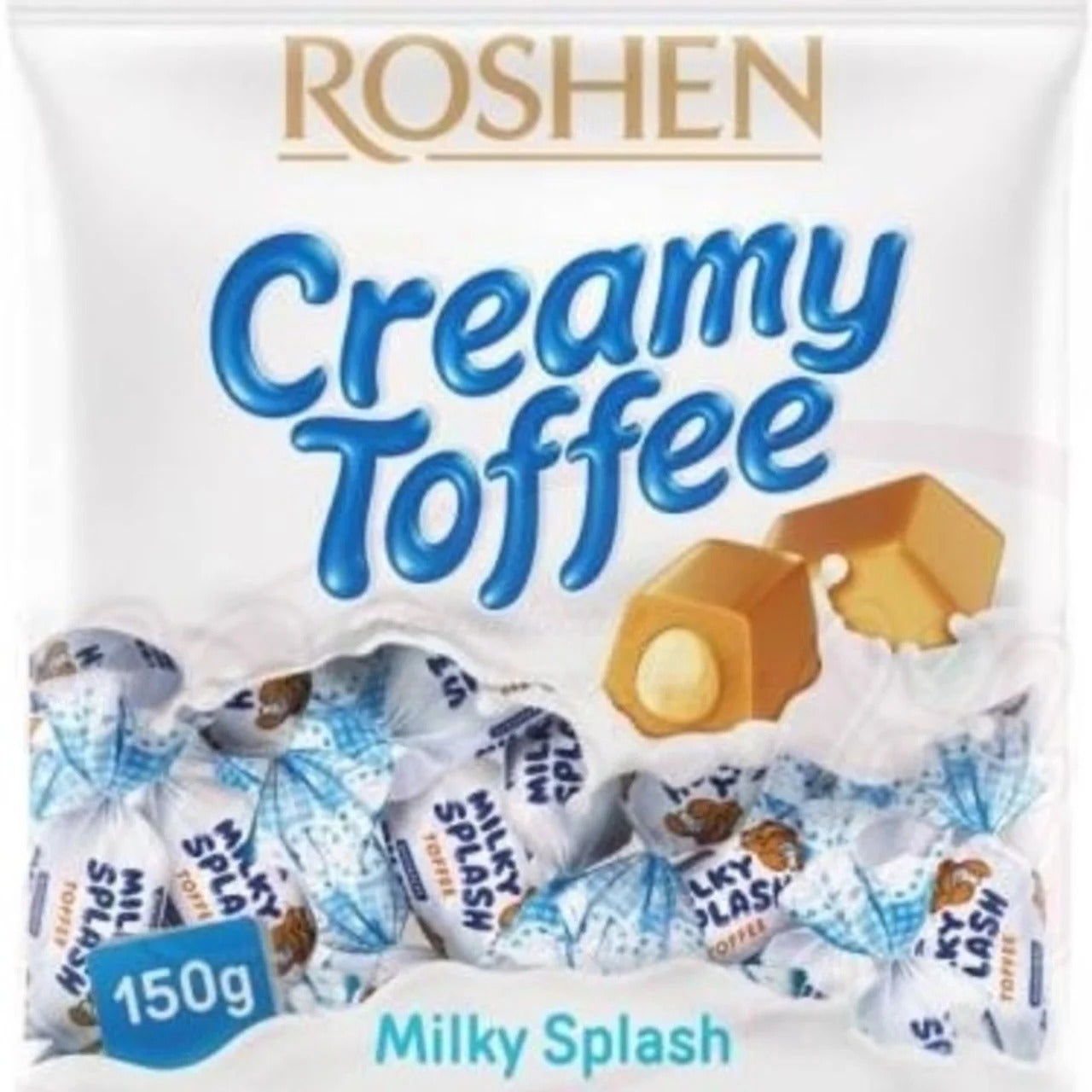 Roshen Creamy Toffee – Milky Caramel Treats 150 g