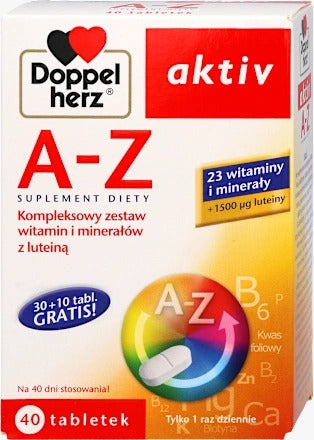 Doppelherz 雙心牌「全效長效釋放」綜合維生素與礦物質 40 粒裝