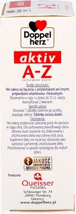 Doppelherz 雙心牌「全效長效釋放」綜合維生素與礦物質 40 粒裝