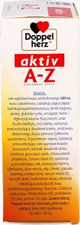 Doppelherz 雙心牌「全效長效釋放」綜合維生素與礦物質 40 粒裝