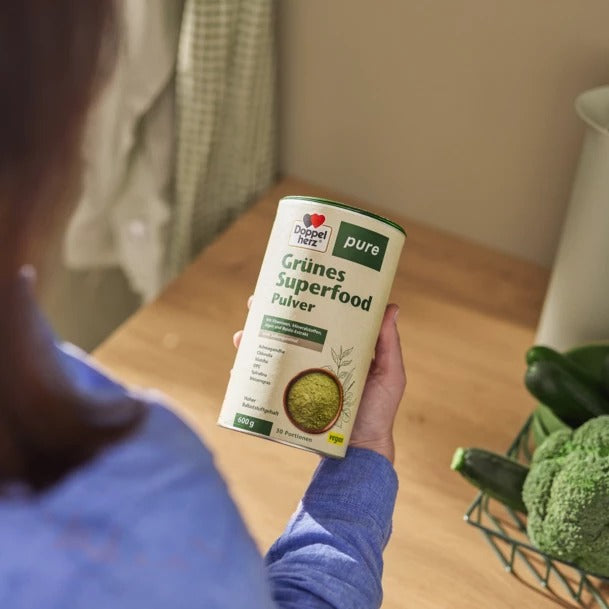 Doppelherz aktiv Pure All-in-One Green Metabolism & Detox Powder 600g