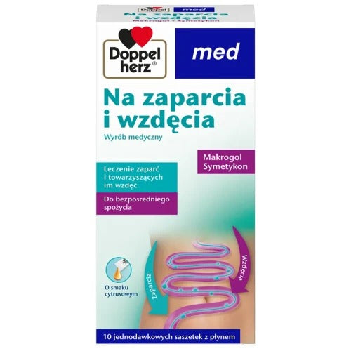Doppelherz 雙心牌「便秘與脹氣」雙效舒緩液 10 小袋裝