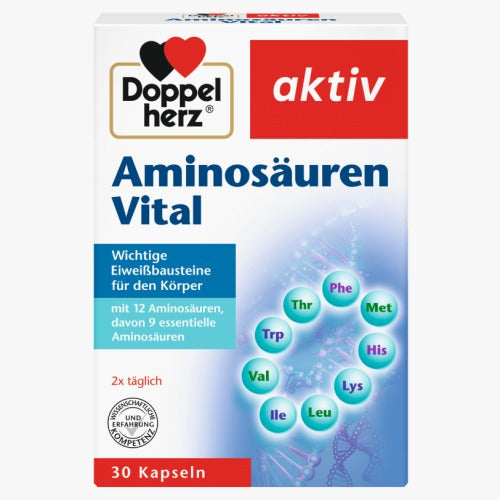 Doppelherz 雙心牌「全效 12 種氨基酸」蛋白質合成關鍵膠囊 30 粒裝