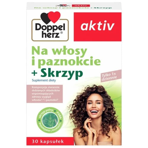 Doppelherz 雙心牌「馬尾草」髮甲賦活修護膠囊 30 粒裝