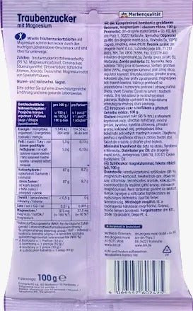 Mivolis Dextrose Lozenges Blackcurrant Flavor 100g