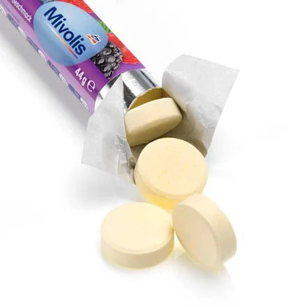 Mivolis Dextrose Tablets Blueberry Flavor 44g