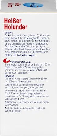 Mivolis Elderberry Hot Drink Powder (Vitamin C + Zinc) 20 sticks