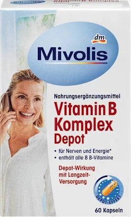 Mivolis 維生素 B 群長效緩釋膠囊 60粒/33g