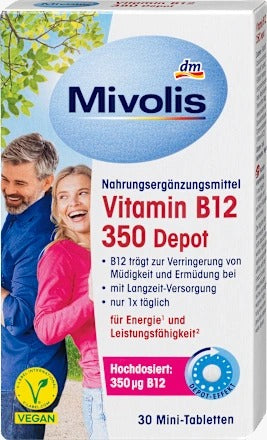 Mivolis 維生素 B12 350 長效緩釋錠 30粒/6g