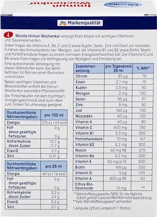 Mivolis 七日強效免疫修護安瓶 7支/175ml