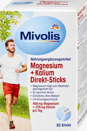 Mivolis 鎂 + 鉀 雙效電解質補給沖劑 30包/112.5g