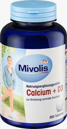 Mivolis Calcium + Vitamin D3 Tablets 300 Count