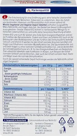 Mivolis 素食專用維生素與礦物質強化錠 30粒/46g