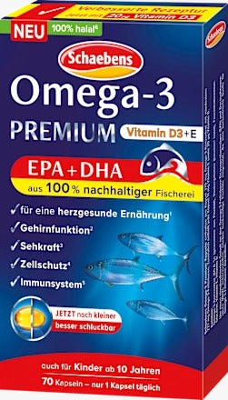 Schaebens 雪本詩 Omega-3 高效深海魚油膠囊 (70粒裝)