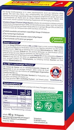 Schaebens 雪本詩 Omega-3 高效深海魚油膠囊 (70粒裝)