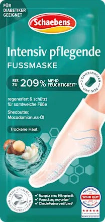 Schaebens Intensive Care Foot Mask Socks (1 Pair / 2 pcs)