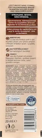 Balea Professional Glossy Braun 專業亮澤棕色深層修護髮膜 20 ml